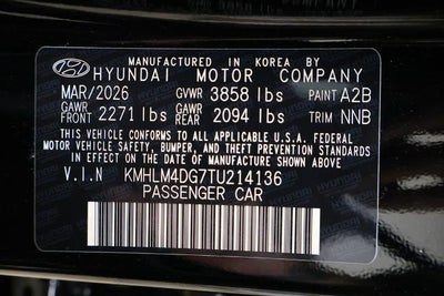 2026 Hyundai ELANTRA SEL Sport Sedan