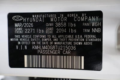 2026 Hyundai ELANTRA SEL Sport IVT