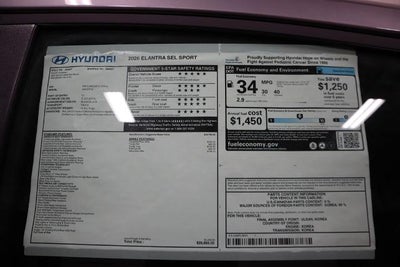 2026 Hyundai ELANTRA SEL Sport IVT