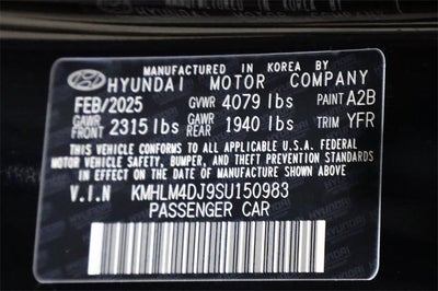 2025 Hyundai ELANTRA HYBRID SEL Sport DCT