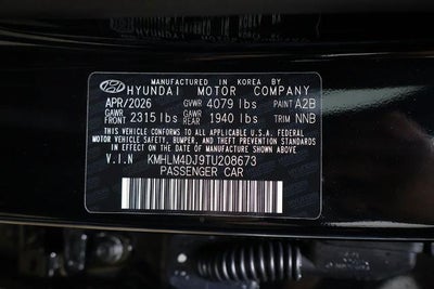 2026 Hyundai ELANTRA HYBRID SEL Sport Sedan