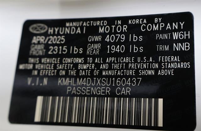 2025 Hyundai ELANTRA HYBRID SEL Sport DCT