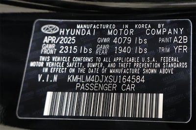 2025 Hyundai ELANTRA HYBRID SEL Sport DCT