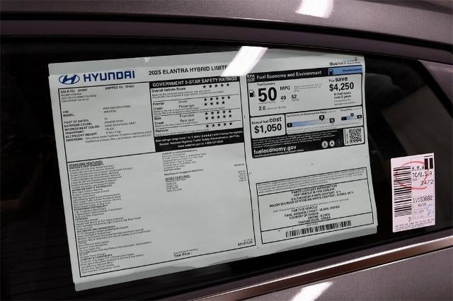 2025 Hyundai ELANTRA HYBRID Limited DCT