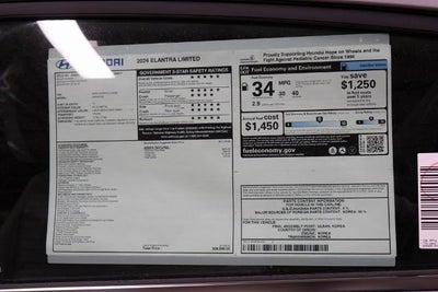2026 Hyundai ELANTRA Limited IVT
