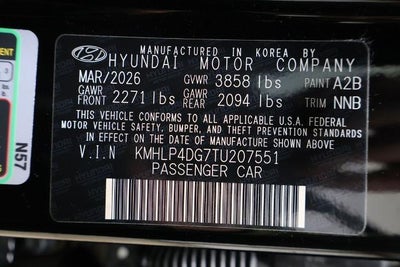 2026 Hyundai ELANTRA Limited Sedan