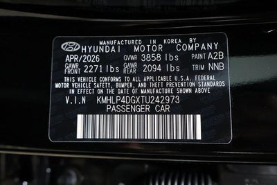 2026 Hyundai ELANTRA Limited Sedan