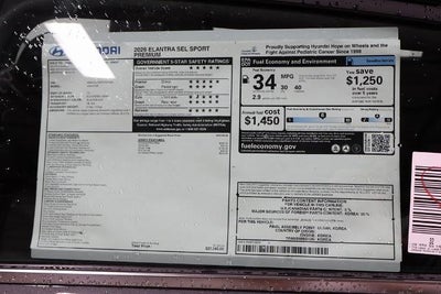 2026 Hyundai ELANTRA SEL Sport Premium IVT