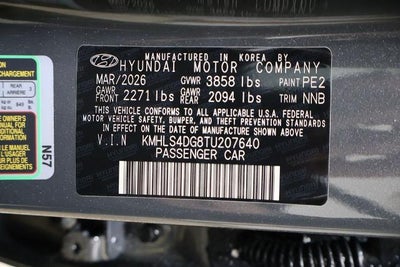 2026 Hyundai ELANTRA SEL Sport Premium IVT