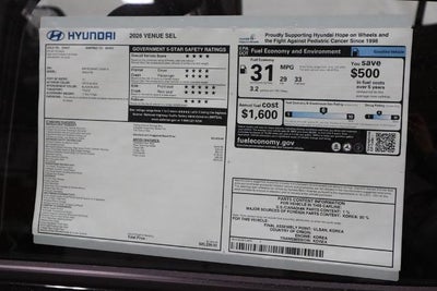 2026 Hyundai VENUE SEL FWD