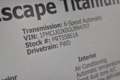 2016 Ford Escape Titanium