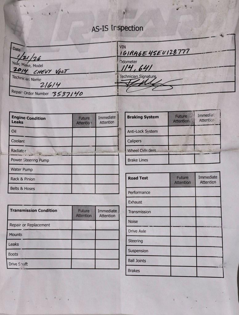 2014 Chevrolet Volt Base