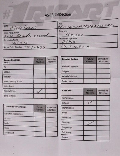 2010 Honda Accord Sedan EX-L