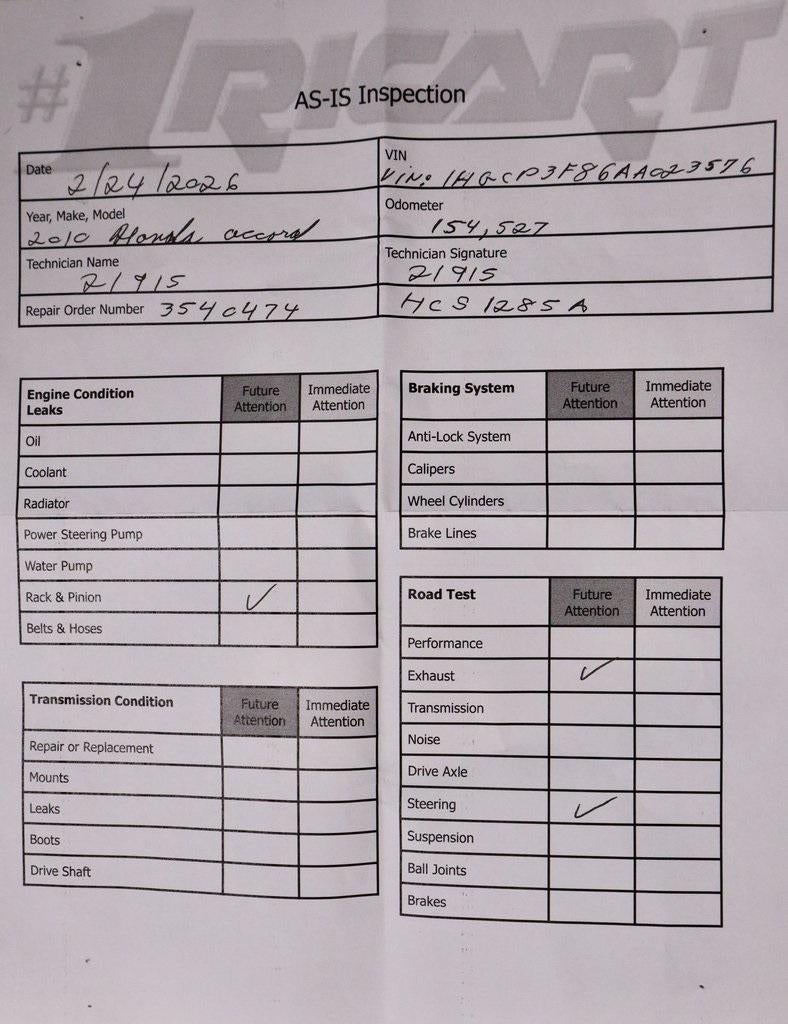 2010 Honda Accord Sedan EX-L