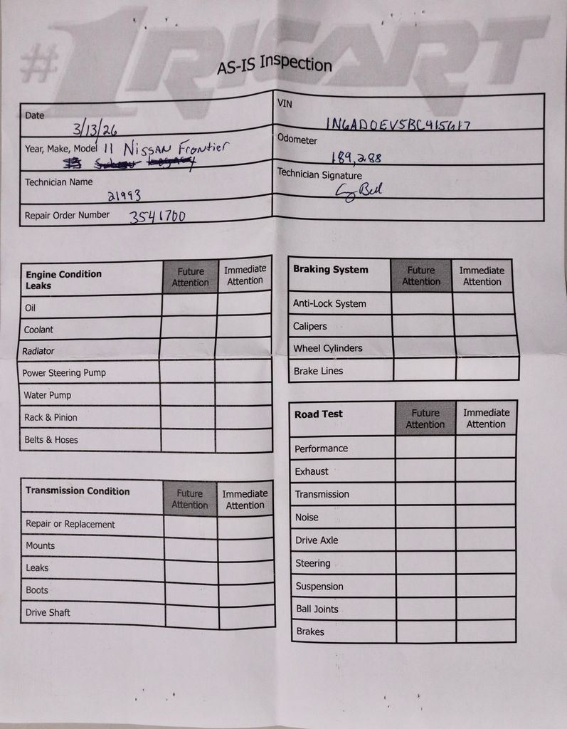 2011 Nissan Frontier SL