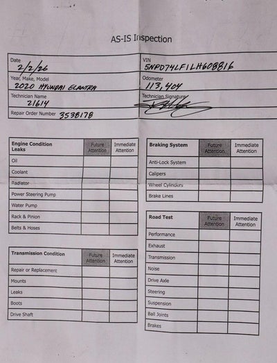 2020 Hyundai ELANTRA SE