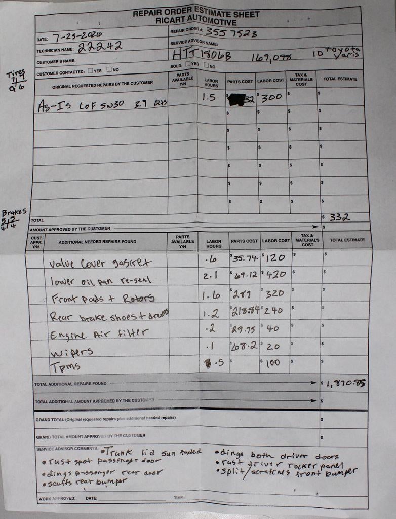2010 Toyota Yaris Base