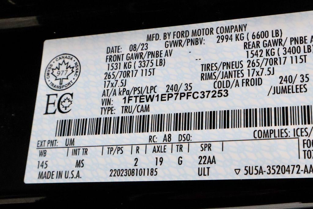 2023 Ford F-150 XLT 4WD SuperCrew 5.5' Box