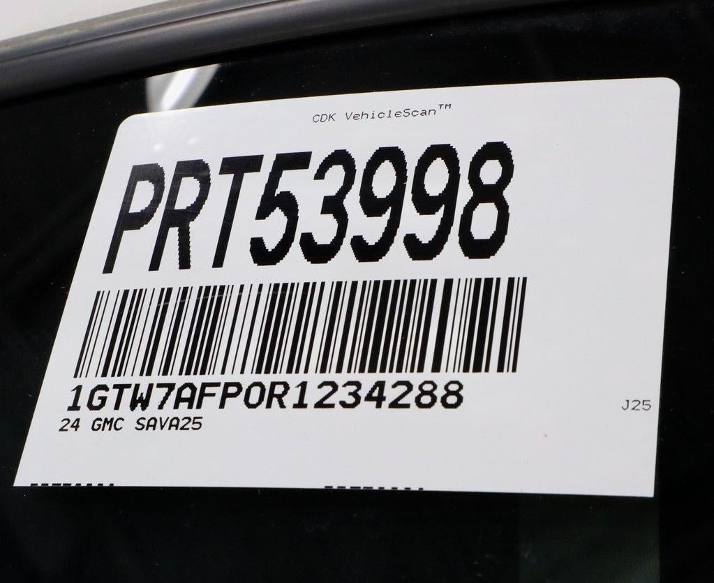 2024 GMC Savana Cargo Van 2500 Regular Wheelbase Rear-Wheel Drive