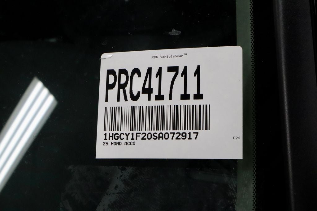 2025 Honda Accord Sedan LX CVT