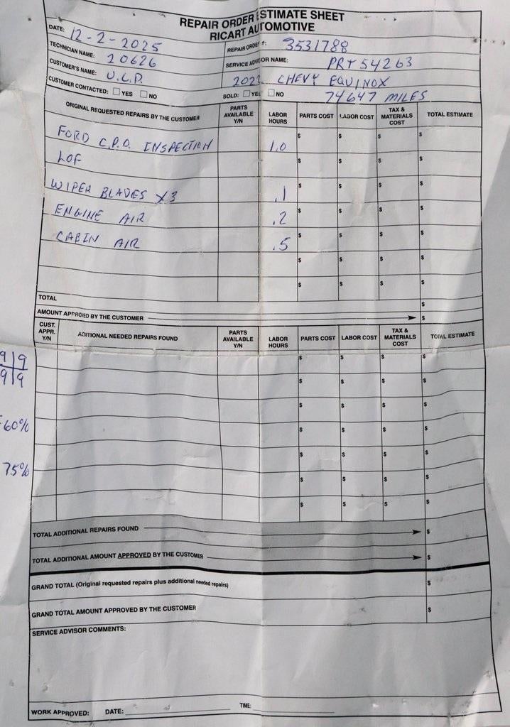 2022 Chevrolet Equinox FWD 4dr LT w/2FL