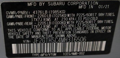 2021 Subaru Crosstrek Sport CVT