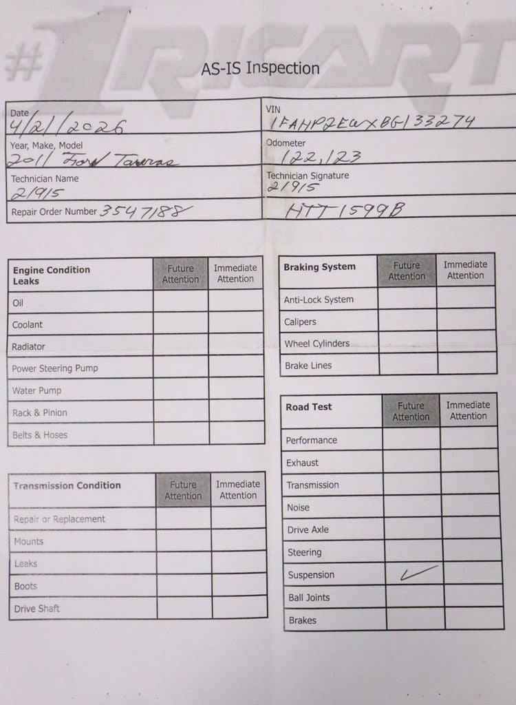 2011 Ford Taurus SEL