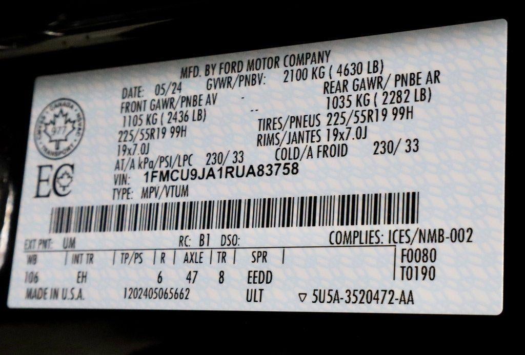 2024 Ford Escape Platinum