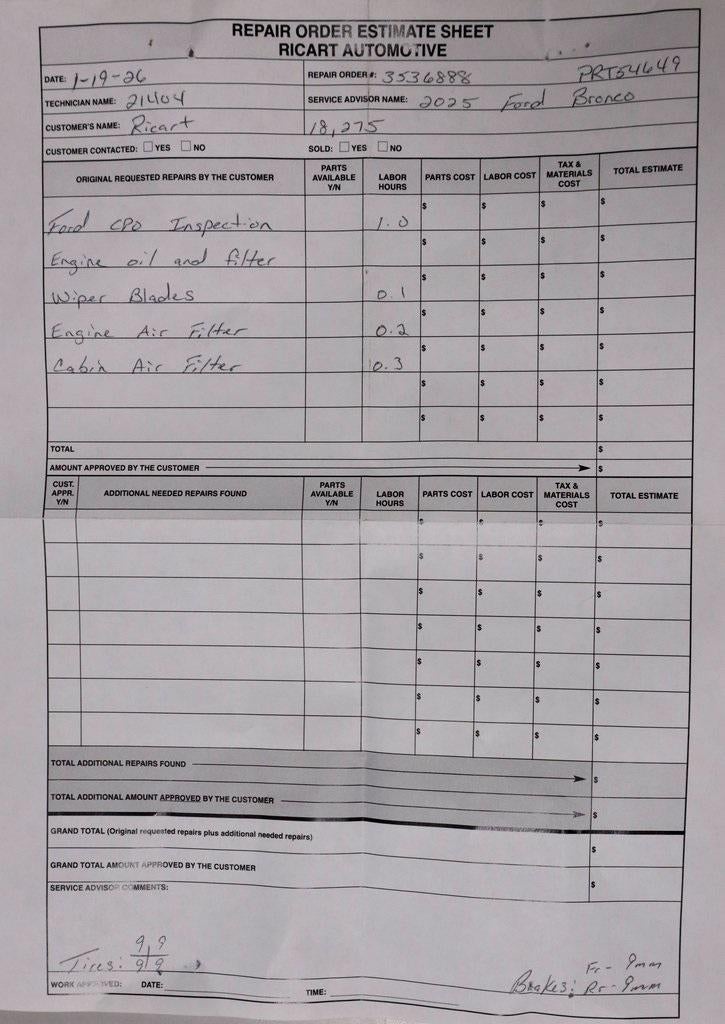 2025 Ford Bronco Outer Banks