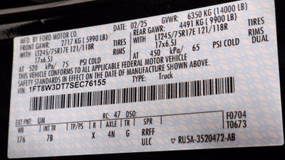 2025 Ford Super Duty F-350 DRW Platinum
