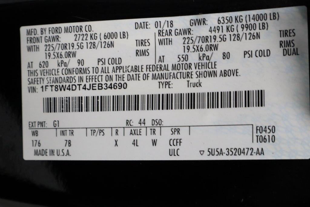 2018 Ford Super Duty F-450 DRW Platinum