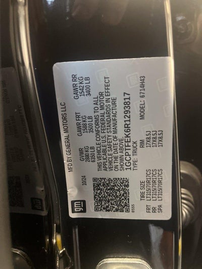 2024 Chevrolet Colorado ZR2