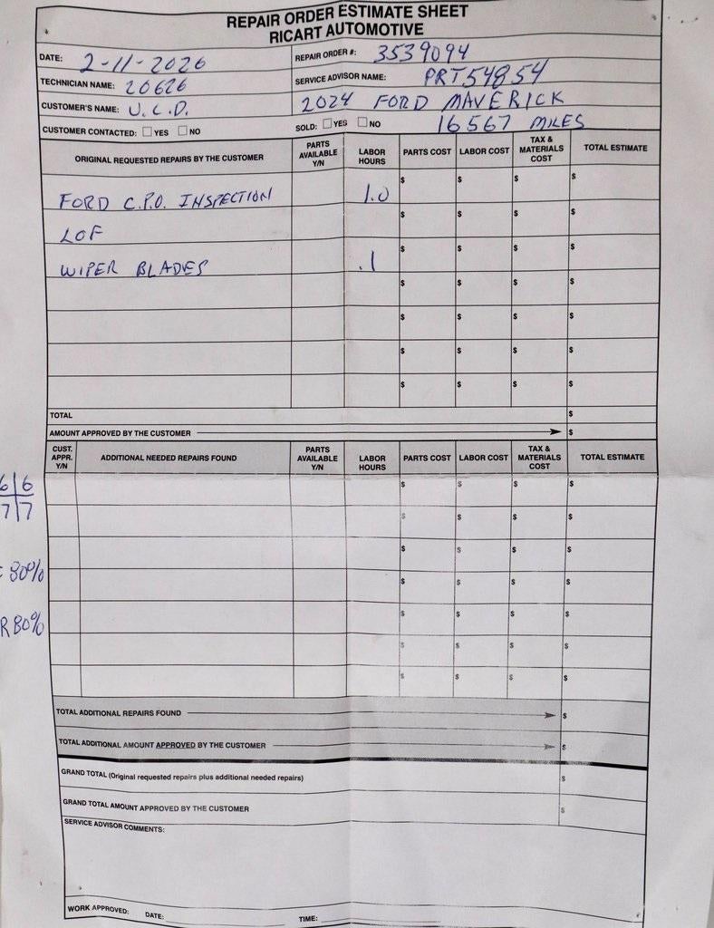 2024 Ford Maverick Lariat