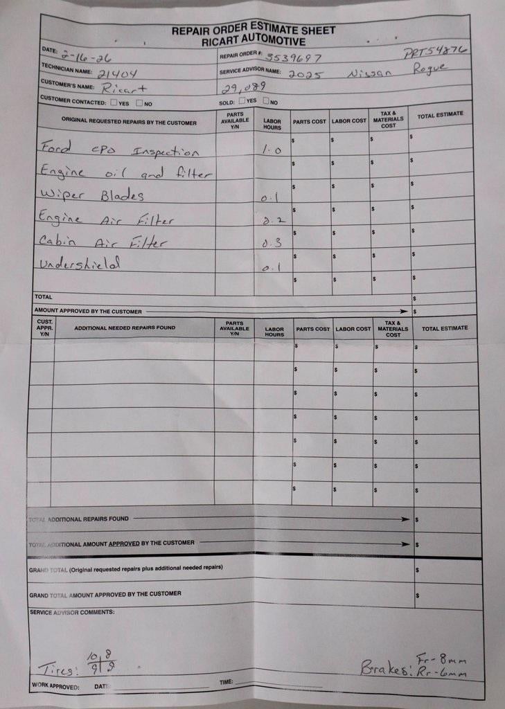 2025 Nissan Rogue SV