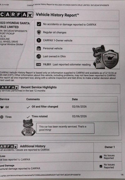 2023 Hyundai SANTA CRUZ Limited