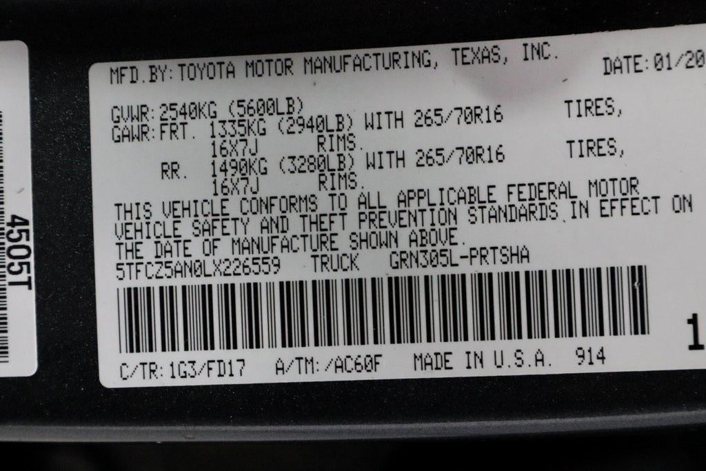 2020 Toyota Tacoma 4WD TRD Off-Road