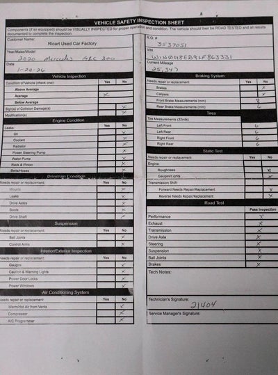 2020 Mercedes-Benz GLC GLC 300